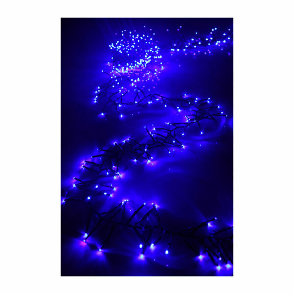 500 LED CLUSTER FAIRY BLUE