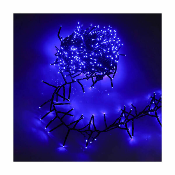 500 LED CLUSTER FAIRY BLUE