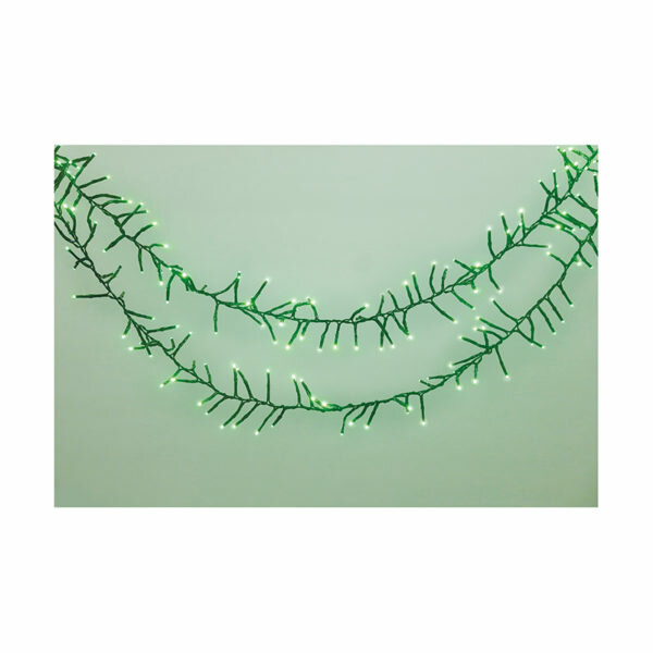 500 GREEN LED CLUSTER FAIRY LIGHTS