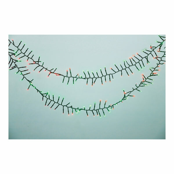 500 RED AND GREEN LED CLUSTER FAIRY LIGHTS