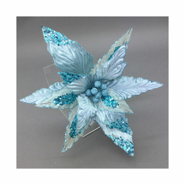 LIGHT BLUE POINSETTIA
