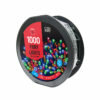 1000 LED FLASHING CHRISTMAS FAIRY LIGHTS MULTI COLOURED WITH REEL & TIMER