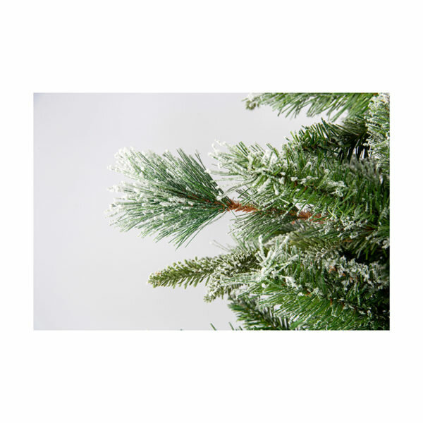 8FT FLOCKED EMERALD ANGEL PINE CHRISTMAS TREE (240cm)