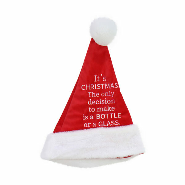 SANTA HAT WITH SLOGANS