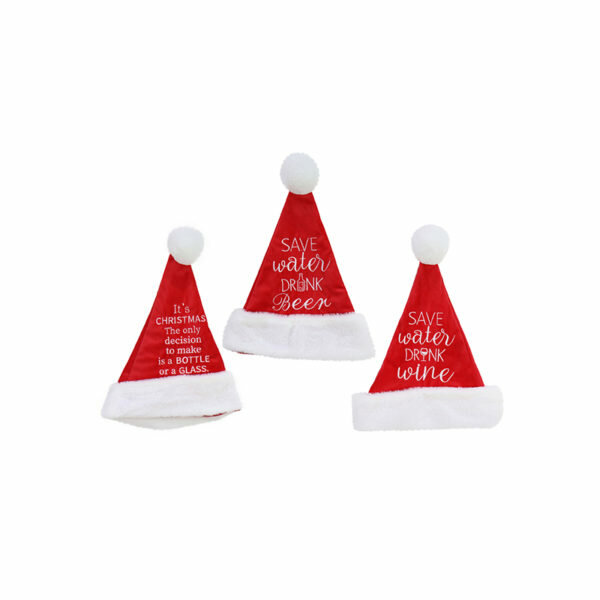 SANTA HAT WITH SLOGANS