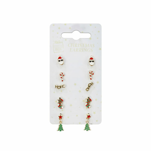 CHRISTMAS STUD EARRING SET