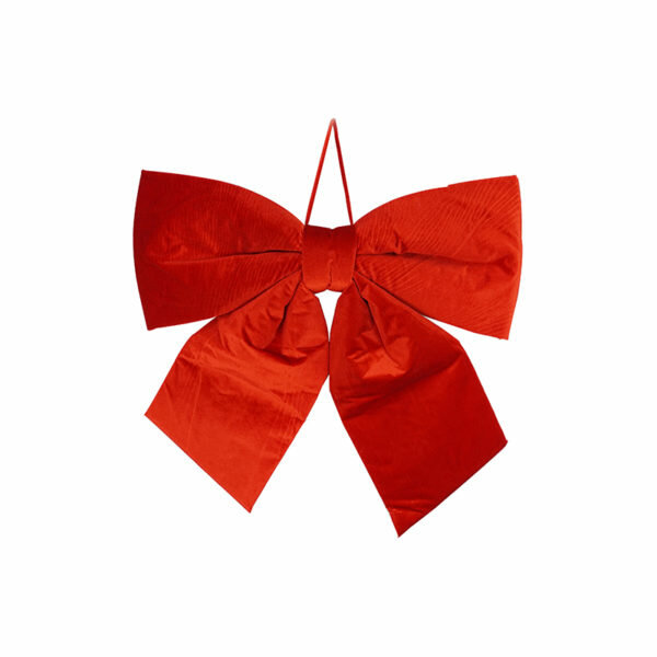 RED VELVET DOOR BOW