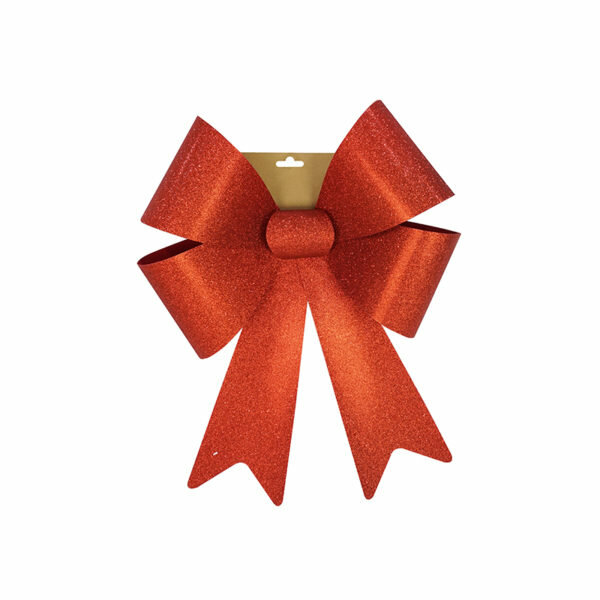 RED GLITTER BOW