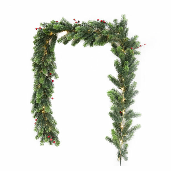 PRE-LIT CHRISTMAS GARLAND