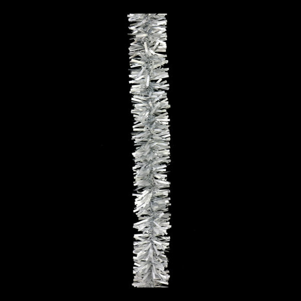SILVER MATTE TINSEL 2M