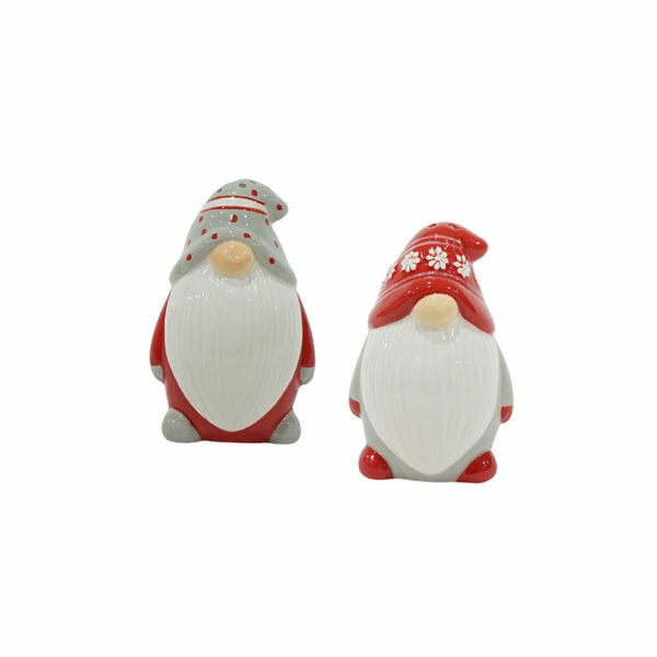 CERAMIC GNOME SALT & PEPPER SET