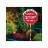 LED SOLAR SANTA STOP HERE SIGN