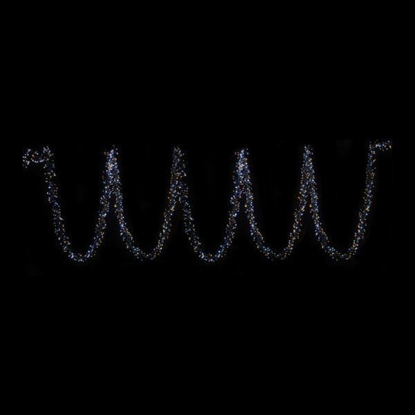 1440 LED CLUSTER CHRISTMAS LIGHTS - 2 TONE REEL - WARM WHITE