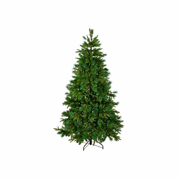 6FT DELUXE EMERALD ANGEL PINE CHRISTMAS TREE WITH 400 WARM WHITE LIGHTS (180cm)