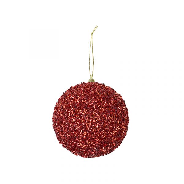 SEQUINS MULTI BAUBLE 100mm Asst
