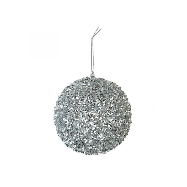 SEQUINS MULTI BAUBLE 100mm Asst
