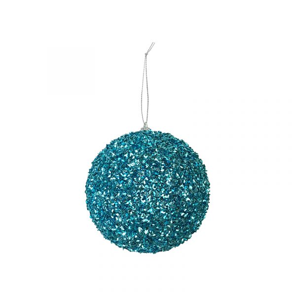 SEQUINS MULTI BAUBLE 100mm Asst