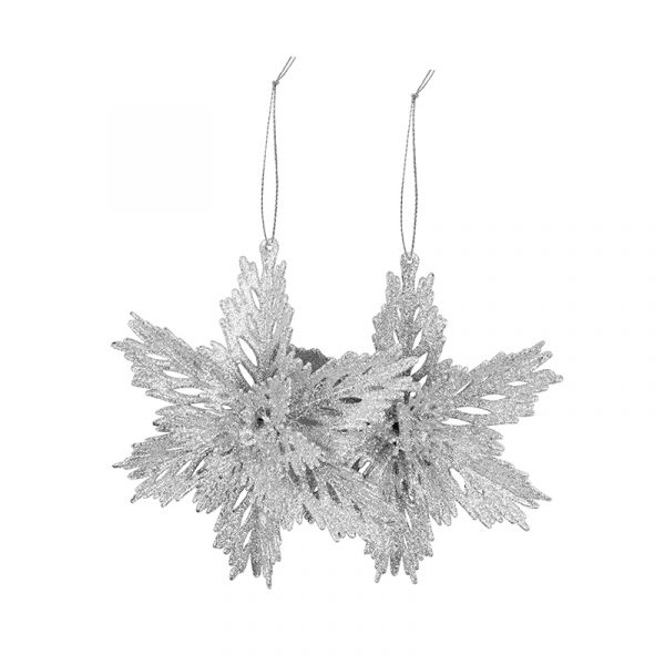 GLITTER HANGING DECO 2pk