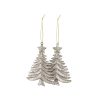 GLITTER HANGING DECO 2pk