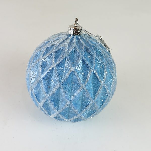 10cm Light Blue Painted Ball
