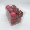 10cm Red Bauble 12pk