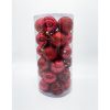 8cm Red 30 pc Assorted Ornament