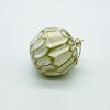 10cm white and gold patterned balls