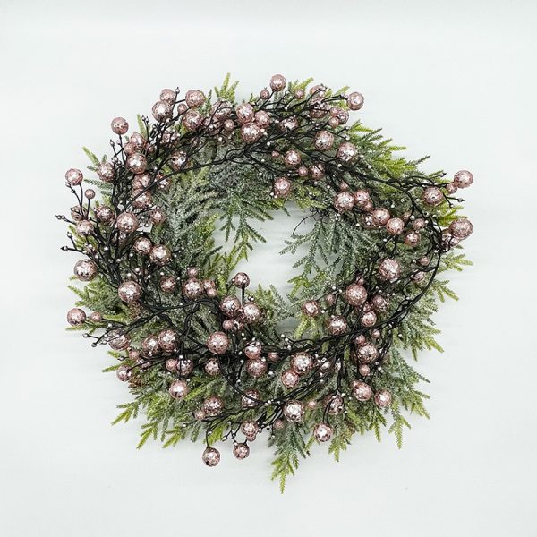 wreath with Gold Garland