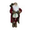 90cm Santa Figurine In Robe W/ Gift Sack