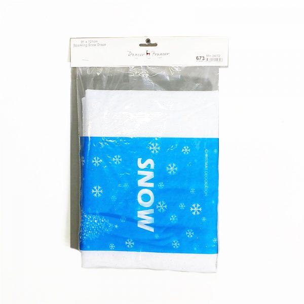 121cm Sparkling Snow Drape