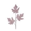 Dusty Pink Maple Leaf Stem 75cm