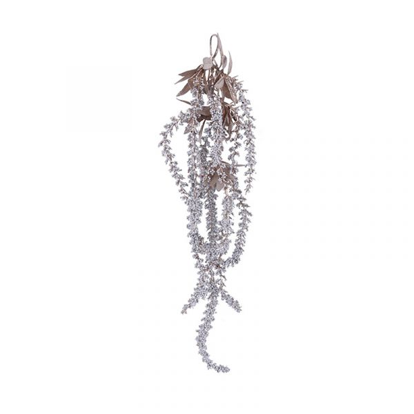 Christmas Beaded Vine Drop - Champagne 60cm