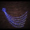 LED WATERFALL STAR BLUE & WHITE CHRISTMAS LIGHTS (200PC)