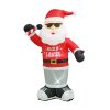 AIRPOWER INFLATABLE ROCK 'N' SANTA (180cm)