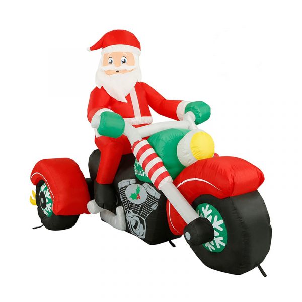 AIRPOWER INFLATABLE SANTA ON DRAG BIKE