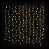 280 LED FLASHING CURTAIN LIGHTS - WARM WHITE (1.8x1.8m)