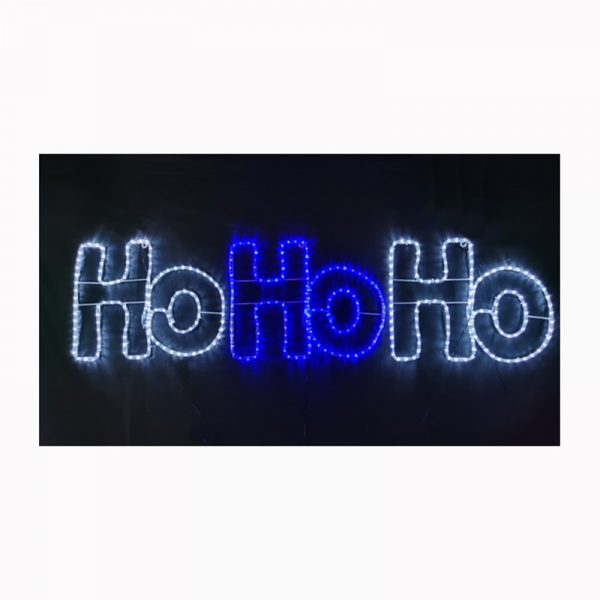 BLUE AND WHITE HO HO HO