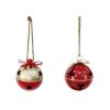 GIANT METAL NUT BELL CHRISTMAS ORNAMENT (23.5cm) MULTIPLE STYLES