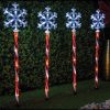 LED CANDY SNOWFLAKE PATH CHRISTMAS LIGHTS (4 PACK)
