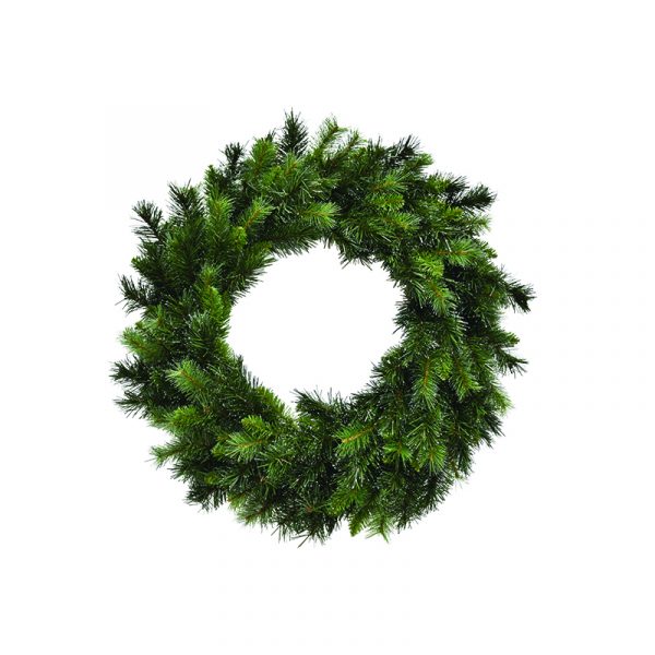 FROSTED CAROLINA SPRUCE CHRISTMAS WREATH (76cm)