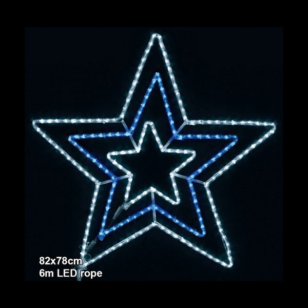 BLUE AND WHITE STAR
