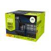 200 warm white solar icicles
