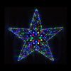 LED ROPELIGHT STAR 105cm W/SNOWFLAKE MULTI COLOURED