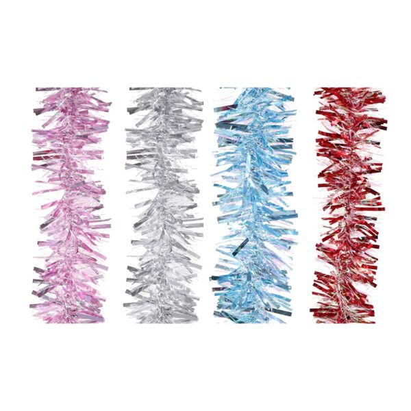2M IRIDESCENT TINSEL MIX CUT ASST