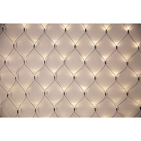 360 CONNECTABLE WARM WHTE LED NET LIGHTS