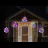 XL0992 10CM 5PC LED PETAL BALLS COLOUR CHANGING