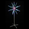 140CM LED METEOR LIGHTS  ON STAND MULTI COLOURED  2 in1