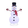 180CM LED POP UP SNOWMAN WITH TWINKLING
