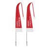3.75M SANTA HAT FLAG PRINTED (ASST)