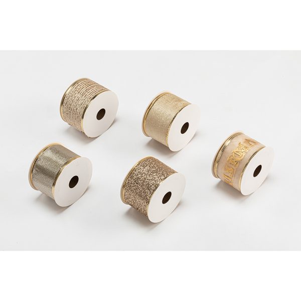 50MM x 2.7M GOLD RIBBON